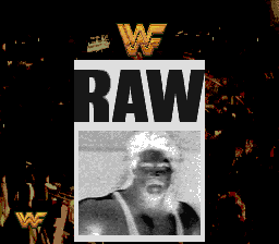 WWF Raw (USA) Title Screen